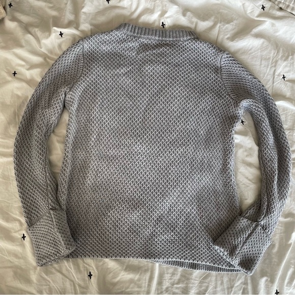 Philosophy | Open knit Cashmere blend grey crew neck sweater sz Small - Picture 13 of 13